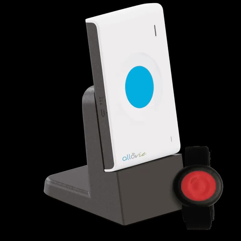 Boîtier GPS Allovie Mobile et bracelet bouton d’alerte